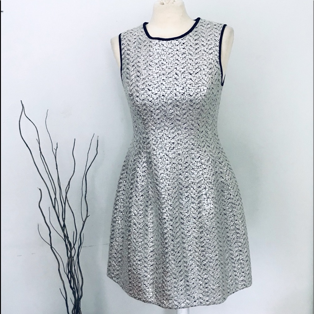 Shoshanna silver dress